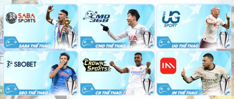 Các sản phẩm thể thao và tỷ lệ kèo tại WW88