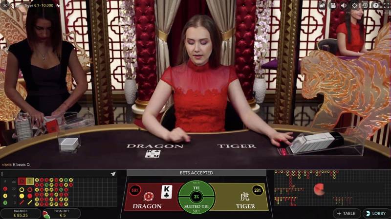 Luật chơi Dragon Tiger chuẩn tại 888b